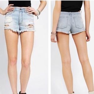 Urban Outfitters BDG High Rise Distressed Shorts